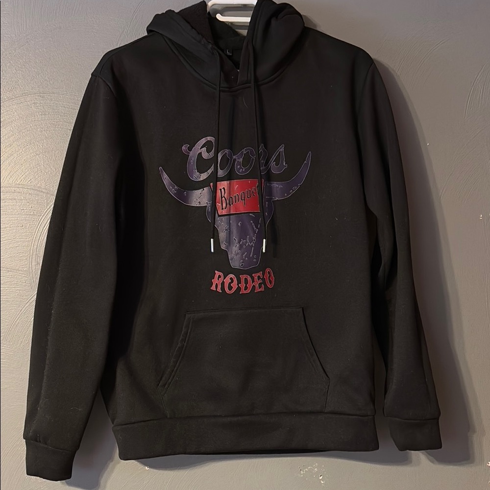 Coors Banquet Rodeo Black Hoodie